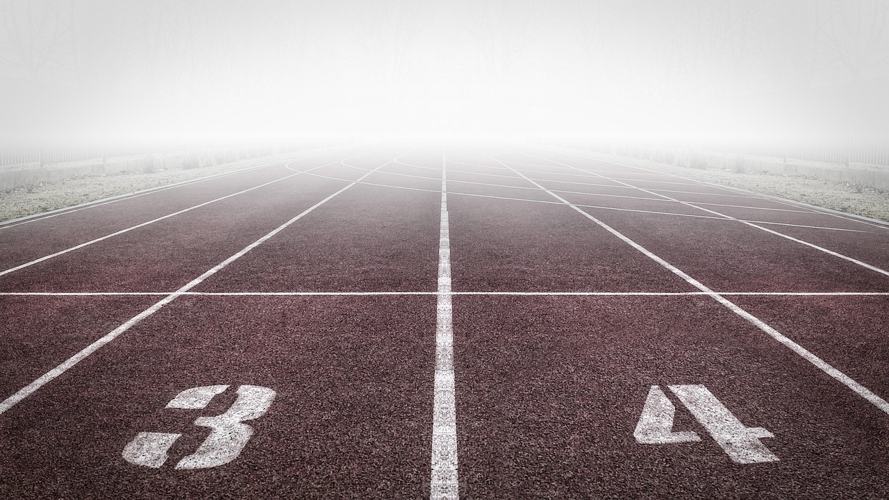Running track, numbers, fog — Achieve Timeless Beauty with SMAS Lifting