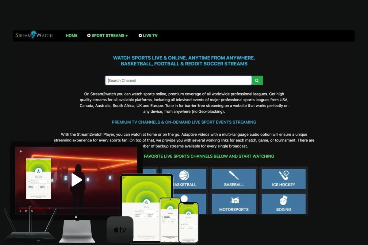 Find Out Where to Watch Sports Live with Stream2Watch’s Trusted Channels